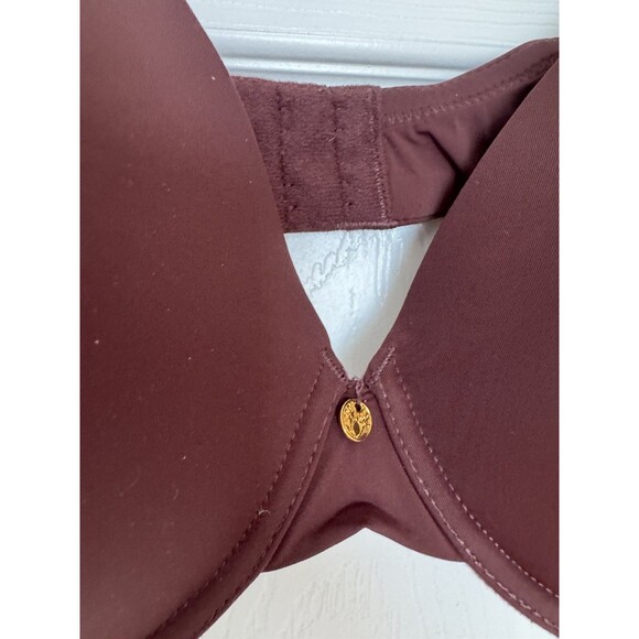 Natori Pure Lux Underwire T-shirt Smooth Contour Bra In Cocoa Brown 38C - Picture 4 of 5